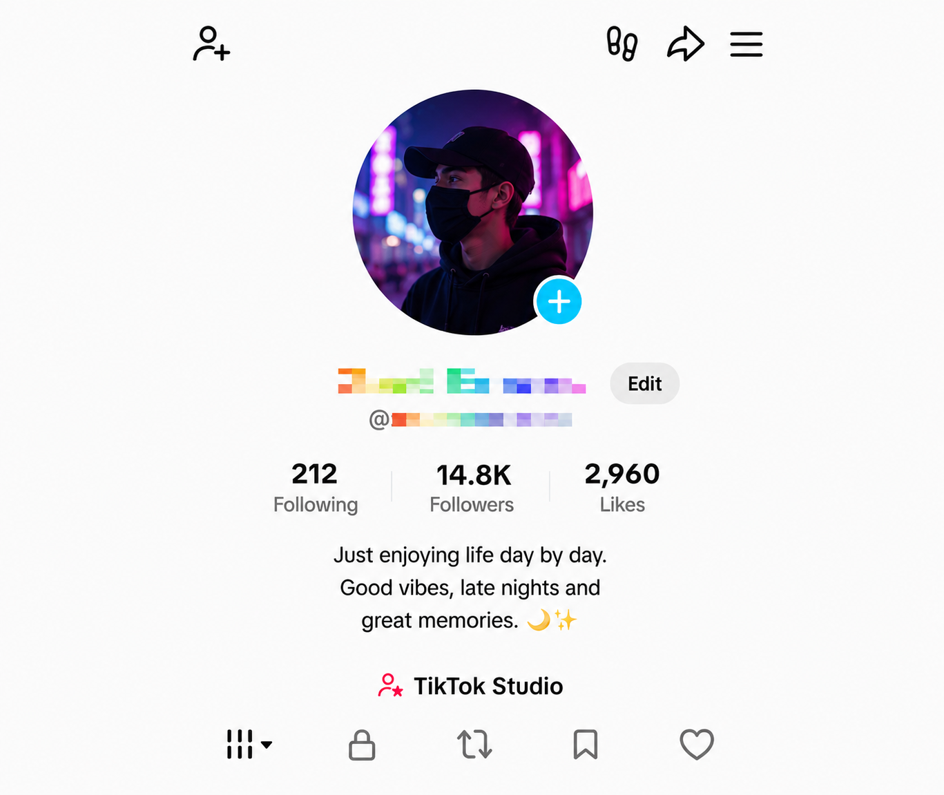 TIKTOK ACCOUNT
